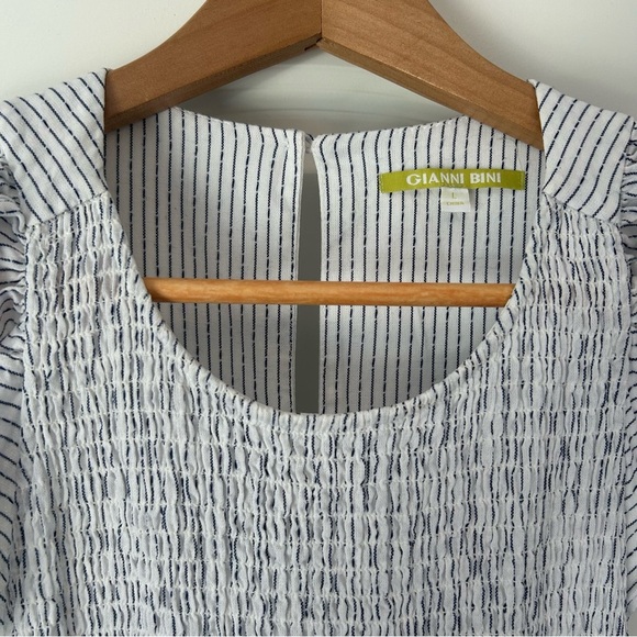 Gianni Bini Nora White Midi Sundress with Flutter Sleeves - Picture 7 of 7